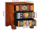 Bedside Cabinet 40x40x60 cm Solid Wood Acacia 4016491