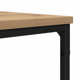 Coffee Table Artisan Oak 100 x 100 x 40 cm Engineered Wood 882770