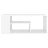 Coffee Table White 100x50x40 cm Engineered Wood 806921