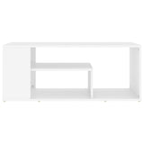 Coffee Table White 100x50x40 cm Engineered Wood 806921