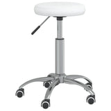 Office Swivel Chair White Faux Leather 333151