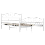 ZNTS 285302 Bed Frame White Metal 120x200 cm