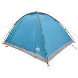 Camping Tent with Roof Blue 6-Person Polyester and Steel 42028653