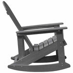 Adirondack Rocking Chairs 2 pcs Light grey HDPE 3335837