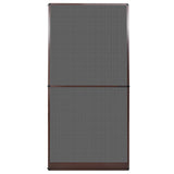 Hinged Insect Screen Manual Brown and Black 120 x 240 cm 42047050