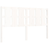 Bed Frame without Mattress White 160x200 cm Solid Wood Pine 3192242