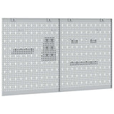 Tool Wall Panel 2 pcs Grey 100 x 1 x 60 cm 4103481