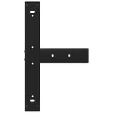 Bar Table Legs T-Shaped 2 pcs Black 60x35x cm Steel 4013080