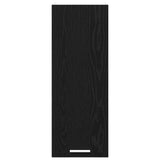Hanging Cabinet Black Oak and White 30 x 31 x 80 cm 884244