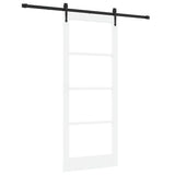 Sliding Door Manual White 86 x 211 cm Wood and metal 3332398