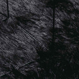 Shaggy Rug High Pile NAVARRA Black 200x200 cm Polyester 4102918