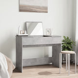 Dressing Table with Mirror Concrete Grey 100x45x76 cm 840698