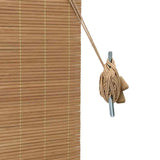 Roller Blind Brown 140 x 220 cm Bamboo 42006859