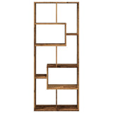 Room Divider Bookcase Old Wood 67x25x161.5 cm Engineered Wood 858082