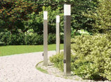 Bollard Lights with Sensor&Outlet 3 pcs 110 cm Stainless Steel IP44 4006070