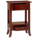 Console Table Brown 50 x 29.5 x 76 cm Solid Mahogany Wood 42009938
