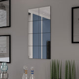 Frameless Mirror Tiles Glass 16 pcs 20.5 cm 3051482