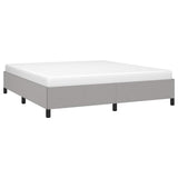 Bed Frame without Mattress Light Grey California King Fabric 347113