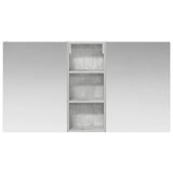 Bathroom Cabinet Set 3 pcs 130 x 14.5 x 70 cm Engineered wood 3403763
