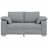 Sofa Light Grey 160 x 77 x 82 cm Fabric 4105217