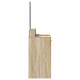 Dressing Table Sonoma Oak 100 x 41 x 140 cm Engineered Wood 865147