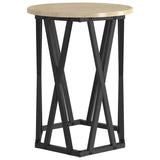 Coffee Table 2 pcs Sonoma Oak Engineered Wood and Steel 868262