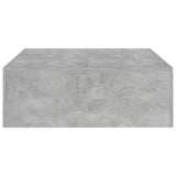 Coffee Table Concrete Grey 100x100x35 cm Engineered Wood 808571
