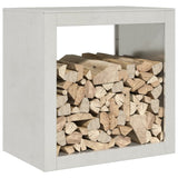Firewood Rack 60x40x60 cm Stainless Steel 851007