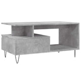Coffee Table Concrete Grey 90x49x45 cm Engineered Wood 831024