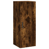 Wall Mounted Cabinet Smoked Oak 34.5x34x90 cm 828865