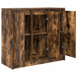 Sideboard Smoked Oak 85x34x76 cm Engineered Wood 861629