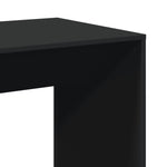 ZNTS Bar Table Black 51x50x103.5 cm Engineered Wood 854419