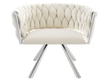 Set of 2, velvet dining, single light luxury living room bedroom swivel, Leisure swivel N606P452770B