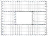 Gabion Raised Bed Silver 42033316