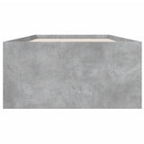 Bed Frame without Mattress Concrete Grey 75x190 cm Small Single 3280982