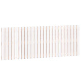 Wall Headboard White 159.5x3x60 cm Solid Wood Pine 824849