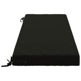 2-Piece Bench Cushions SOEST 100% Polyester Black 950329
