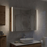 Bathroom Mirror Cabinet Old Wood 103.5 x 15.5 x 70 cm 889277