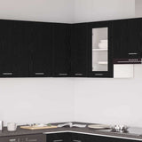 Hanging Cabinet Lyon Black Oak 57 x 57 x 60 cm Engineered Wood 863148