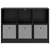 Sideboard with Drawer Black Oak 88.5 x 27.5 x 63.5 cm 8000509