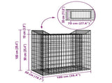 Gabion Raised Bed Silver 42033308