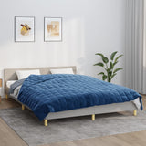 ZNTS Weighted Blanket Blue 220x235 cm King 15 kg Fabric 350801