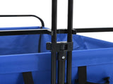 Folding Wagon Blue 89 x 63 x 96 cm Steel and Polyester Oxford 42020657