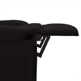 Recliner Chair Black Fabric 342702