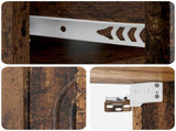 Wall-Mounted Bedside Cabinet 2 pcs Old Wood 49 x 34.5 x 20 cm 898122