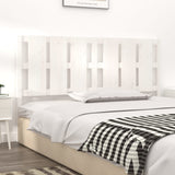 Bed Headboard White 165.5x4x100 cm Solid Wood Pine 818001