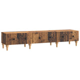TV Cabinet Old Wood 147 x 34.5 x 30 cm Engineered Wood 894253