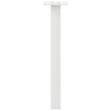 Coffee Table Legs 4 pcs White 42 cm Steel 4012489