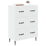 Drawer Cabinet White 66 x 34.5 x 89.5 cm Engineered Wood 894835