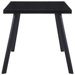 ZNTS Dining Table Black 180x90x75 cm Tempered Glass 281875